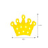 Crown Decor Unique Night Light Yellow