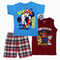 PUP a Wheelie Boys Light Blue 3 piece Set