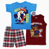 PUP a Wheelie Boys Light Blue 3 piece Set