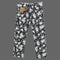 TIMBERLAND All over White Flower Printed Grey Girls Cotton Pant