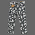 TIMBERLAND All over White Flower Printed Grey Girls Cotton Pant