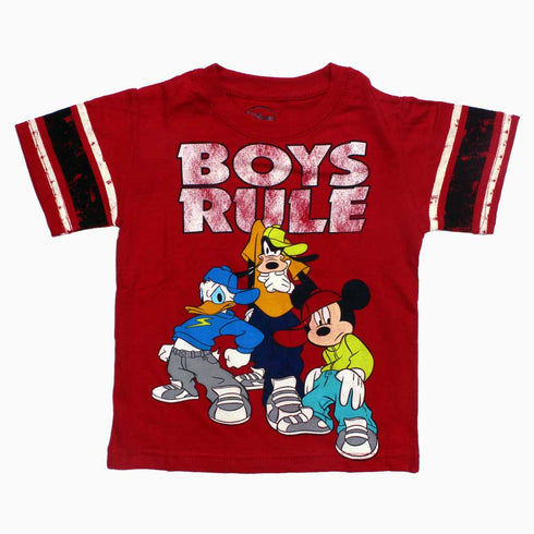 Disney Mickey Boys Rule Red Boys 2 Piece Set