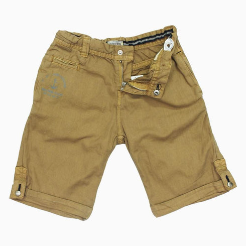 CHICCO Boys Brown Cotton Short
