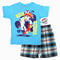 PUP a Wheelie Boys Light Blue Woven 2 piece Set