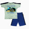 BATMAN Crime Fighter in Traininig Grey Boys 2 Piece Set Tshirt