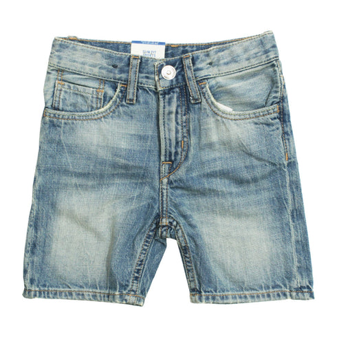 HNM Laser Treated Blue Boys Denim Short