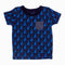 All over Sailor Boat Boys Premium Cotton Blue Tshirt