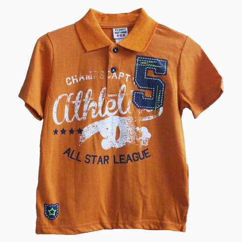 All star orange 2 piece boys set