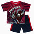 Marvel SpiderMan THWIPP Boys Stripes RED 2 Piece Set