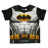 BATMAN Chest Print Premium Cotton Black Boys 2 Piece Set