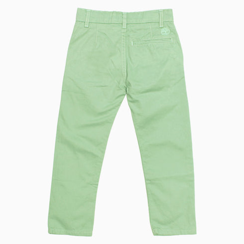 TIMBERLAND Soft Cotton Unisex Light Green Chino Pant