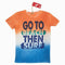 SILVERSUN Go to Beach Orange Shades Boys Tshirt