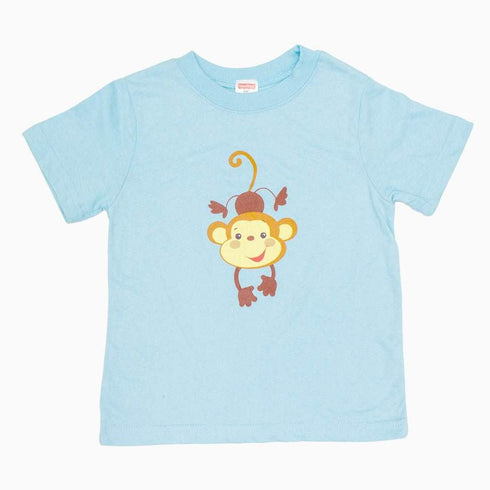 Fisher Price Monkey Fake Pocket Shorts 2 piece Boys Set