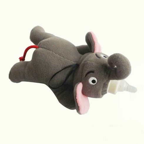 Cute Animal Baby Elephant Grey Bottle Feeder Cover
