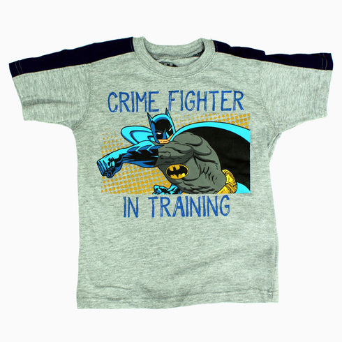 BATMAN Crime Fighter in Traininig Grey Boys 3 Piece Set