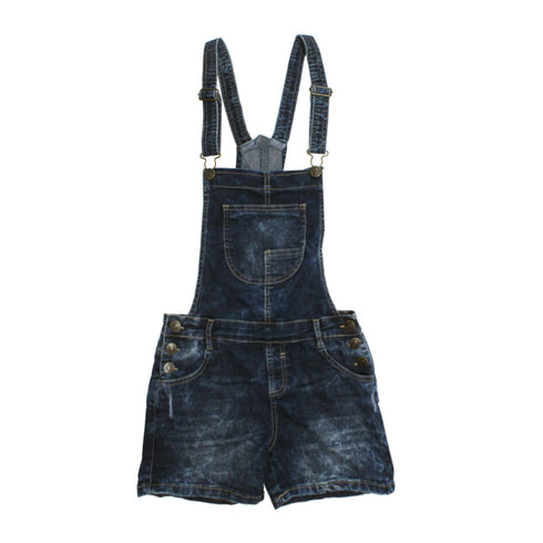TAMMY GIRL Light Ripped Acid Washed Denim Girls Dunagaree