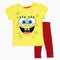 SpongeBob Girls Face print 2 piece Set