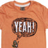 KIKI KOKO Yeah Light Orange Boys Premium Cotton T shirt