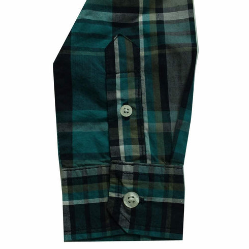 Old Navy (CUT LABEL) Green Shades Checks boys Shirt