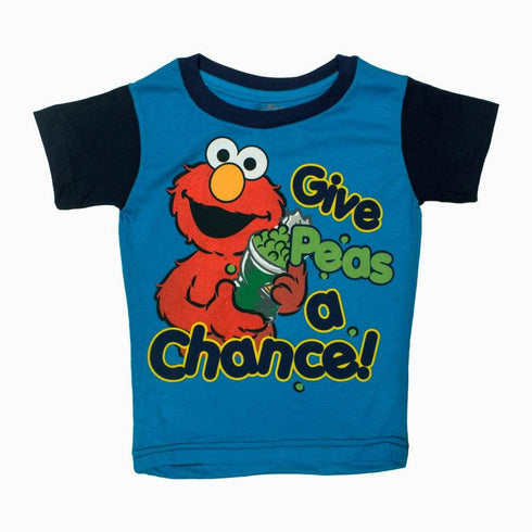 Sesame Street Elmo Peas a Chance Blue Boys Tshirt
