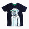 Street Board Bull Dog Premium Cotton Boys Navy Blue Tshirt