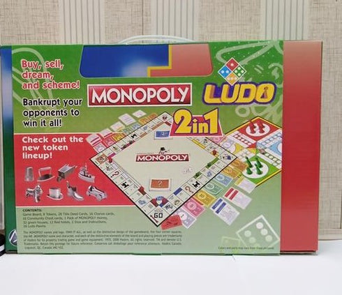 2 in 1 New Lineup Monopoly Game