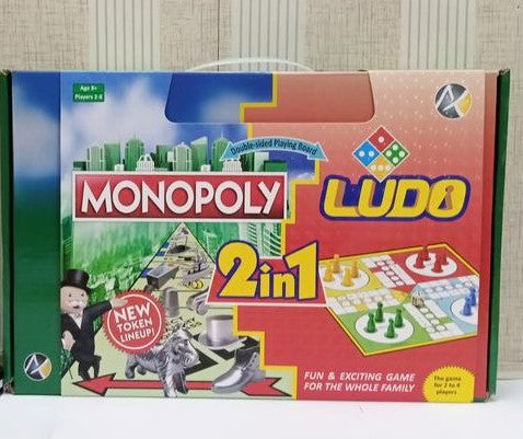 2 in 1 New Lineup Monopoly Game