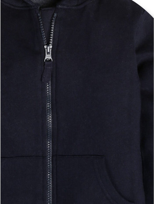 MNG Boys Navy Blue Cotton Hoodie