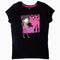 George Glitter print photographer Girls black Tshirt