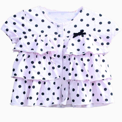 Mango Black polka Pink Dress