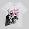 Together Always Glitter Print Cats White Girls Tshirt