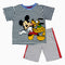 Mickey and Pluto Boys navy and White Stripes 2 Piece Set