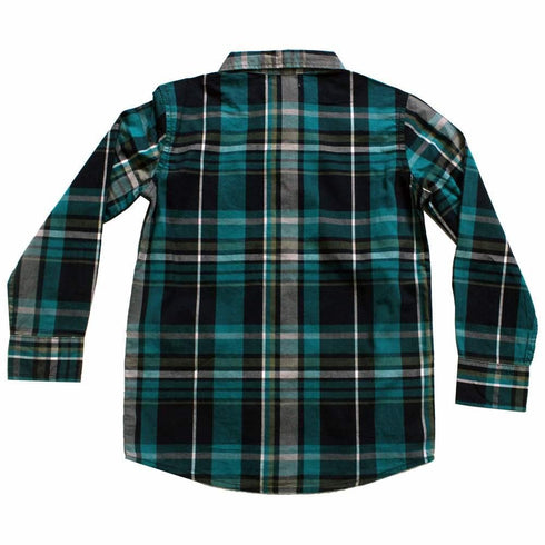 Old Navy (CUT LABEL) Green Shades Checks boys Shirt
