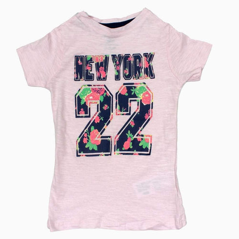 Red Tag New York Cotton Girls baby Pink 2 piece Set