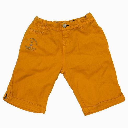 CHICCO Boys Orange Cotton Short