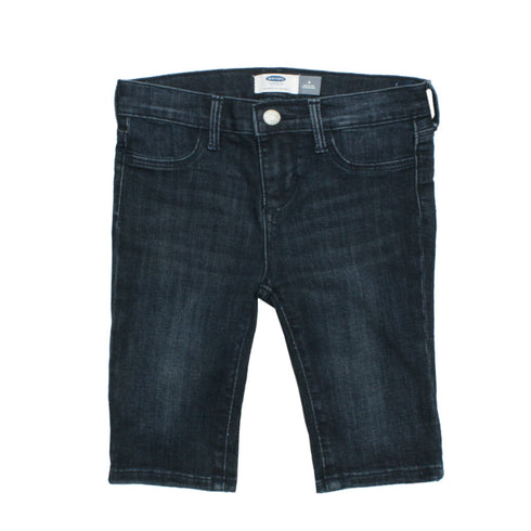 OLD NAVY Dark Blue Denim No Font Pockets Long Denim Shorts