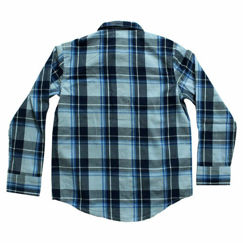Old Navy (CUT LABEL) Blue Shades Checks boys Shirt