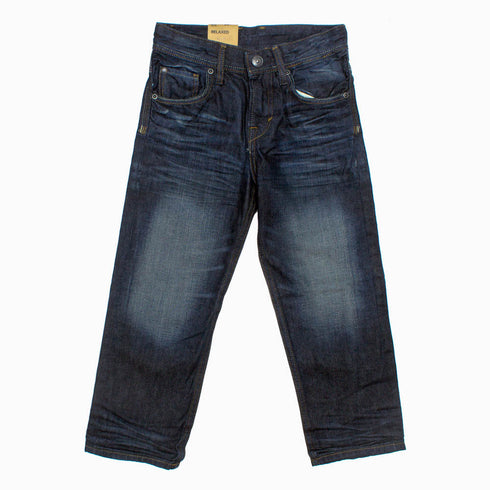 HnM Relaxed Denim Wrinkled Sand Blasted Boys Jeans