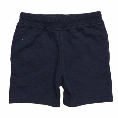 SMURFS Cotton Jersey Navy Blue Printed Short