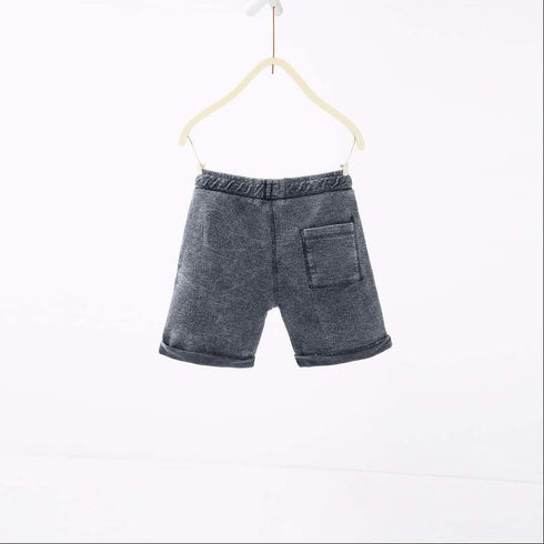 Zara Pique Grey Bermuda Shorts