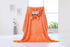 Orange Bear Hooded Blanket