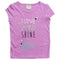 EMERSON Sparkle Shine Glitter Premium Cotton Purple Tshirt
