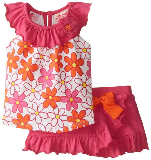 Young heart Pink flower Frock