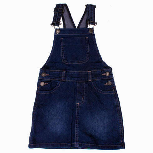 CHIC Girls Front Pocket Denim Skirt Dungaree