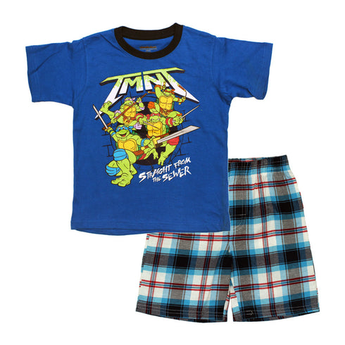 TMNT Sewer Crew Boys Blue 2 Piece Set
