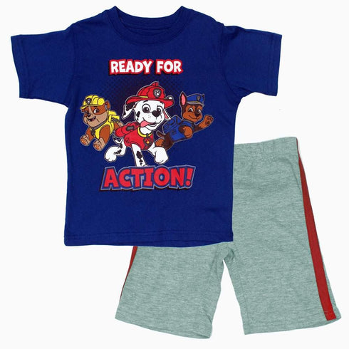 PAW Ready for Action Blue and Grey 2 piece Set