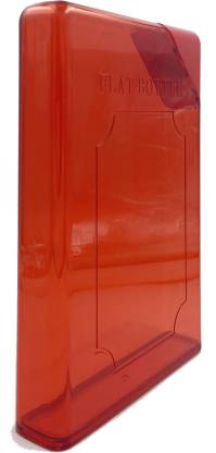 Note Book Red Flat Water Bottle