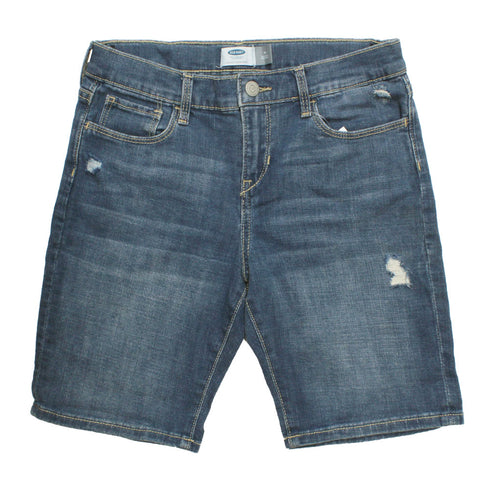 OLD NAVY Front Ripped Light Blue Denim Boys Shorts