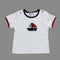 KANZ Ship applique Unisex White Cotton Premium Tshirt