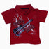 Little Rebel Born to Rock Boys Red 2 piece Set